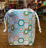 Crochet Hexagons Small Drawstring