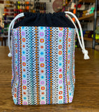 Crochet Stripes Small Drawstring
