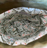 Floral Bouquet Small Drawstring