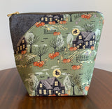 Small Pocket Bag - Home Sweet Haunt (Haunted House-Green)