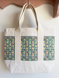 Floral Stripe Everywhere Tote