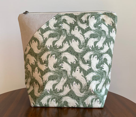 Large Pocket Bag - Home Sweet Haunt (Haunted Ghosts)