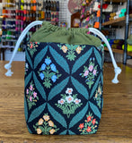 Floral Bouquet Small Drawstring