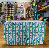 Floral Stripe Notions Bag