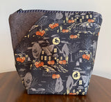 Small Pocket Bag - Home Sweet Haunt (Haunted House-Black)