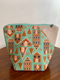 Small Pocket Bag - Gingerbread Houses