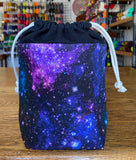 Purple Galaxy Small Drawstring