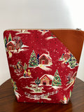 Large Pocket Bag - Christmas Cowboys