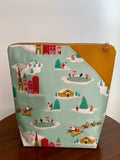 Large Pocket Bag- Holiday Village