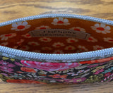 Brown Floral Notions Bag