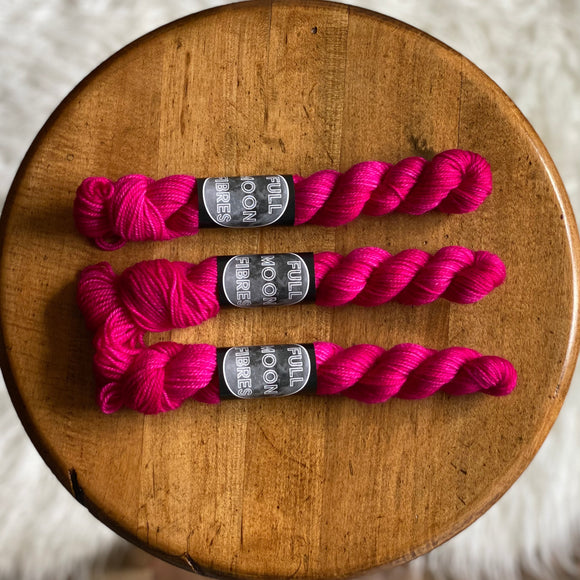 Magenta (Solar Sock mini skein)