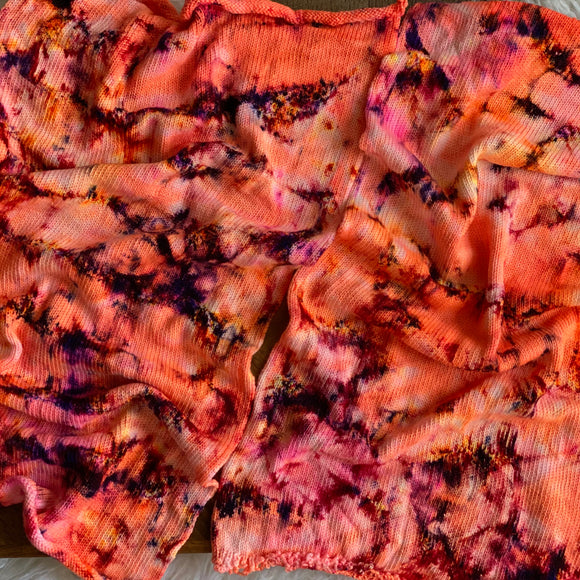 Coral Floral (Solar Sock Blank)