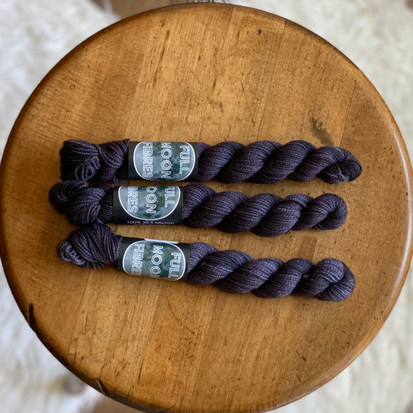 New Moon (Moonlight Fingering Mini Skein)