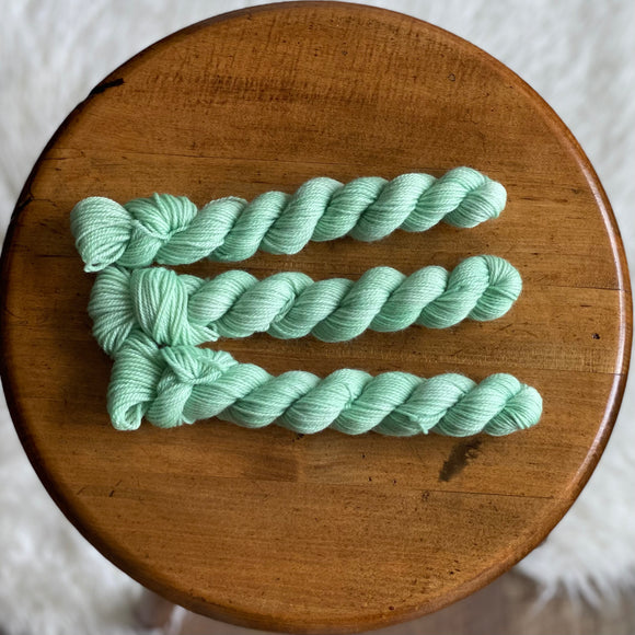 Light Mint (Solar Sock mini skein)