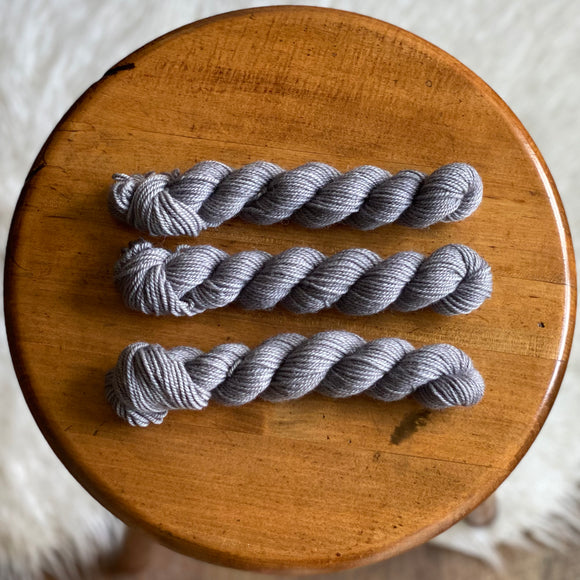 Sterling (BFL DK mini skein)