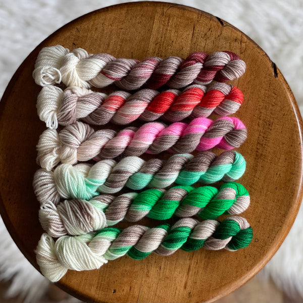 All Sorts of Jolly (Solar Sock Mini Skein Set)