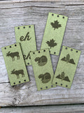 Canadiana Suede Tags (Muster Pattern)