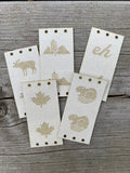 Canadiana Suede Tags (Muster Pattern)