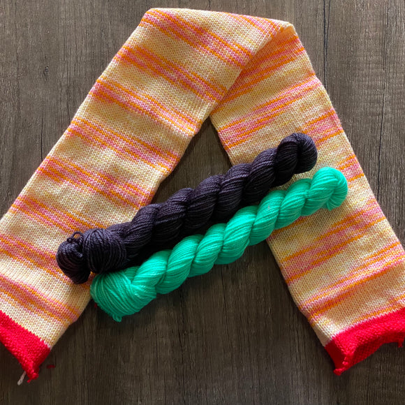 Woven Sunset 50g Sock Tube Set (64 Stitch Count)