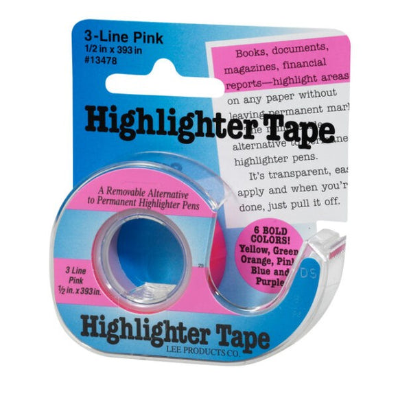Highlighter Tape - Pink
